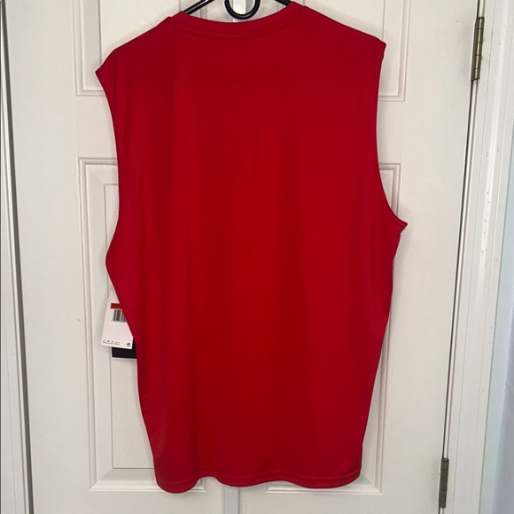 Nike Men's Red Sleeveless Swim Shirt With SPF40+ Block New With Tag Size Large - Picture 5 of 6